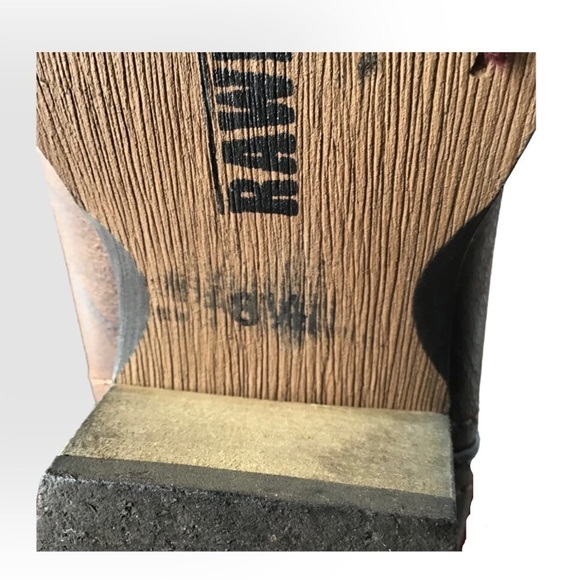 Rawhide Ladies 12” Brown Scalloped Top Western Boots 5151 - Picture 11 of 13